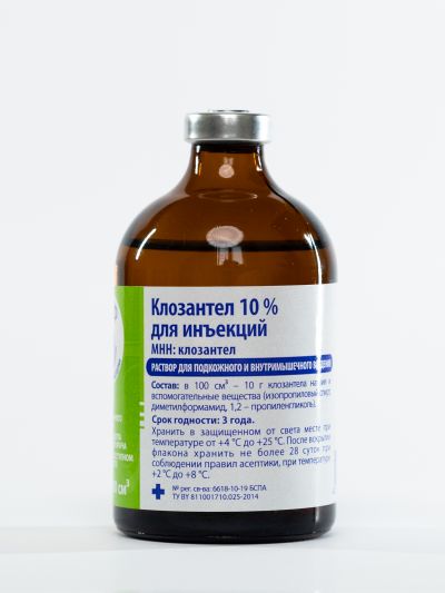 Клозантел 10 % для инъекций
